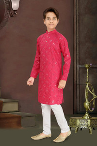VALAKI Boys Festive & Party, Wedding Kurta and Pyjama Set
