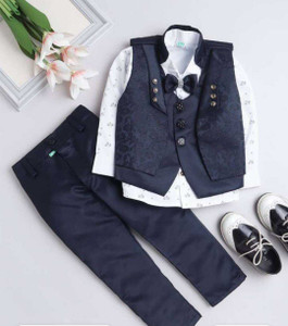 Go Berry Boys Wedding Shirt, Waistcoat and Pant Set