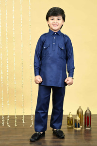 BT DEZINES Boys Festive & Party Pathani Suit Set