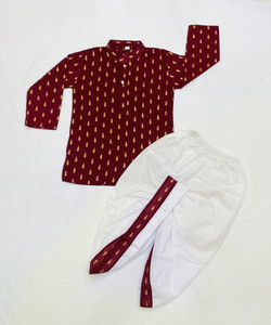 New Ekta Dresses Boys Festive & Party Dhoti & Kurta Set