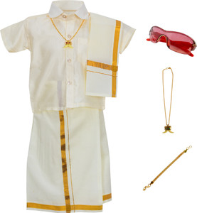 Amirtha Fashion Baby Boys Festive & Party Dhoti & Kurta Set