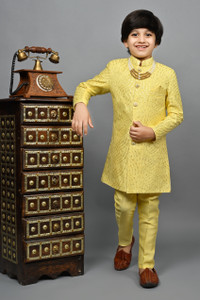 AHHAAAA Boys Festive & Party Kurta and Pyjama Set