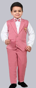 Akshita trading Boys Party(Festive) Waistcoat Pant, Shirt