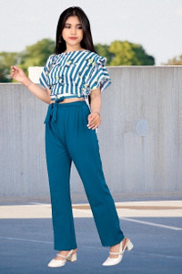 LEERUKA Girls Casual Top Trouser