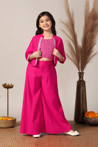 Fashion Dream Girls Festive & Party Kurta and Palazzo Set