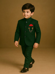 Akshita trading Boys Festive & Party, Wedding Blazer and Pant Set