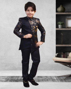 ZLZOLARIO Boys Wedding Blazer and Pant Set