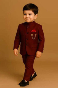 Chinnnie Kidswear Boys Festive & Party Blazer and Pant Set