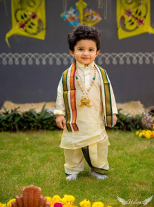 SMARTPOINT PLUS Baby Boys Festive & Party Kurta and Dupatta Set