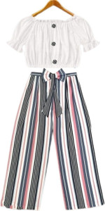 LEERUKA Girls Casual Kurta and Palazzo Set
