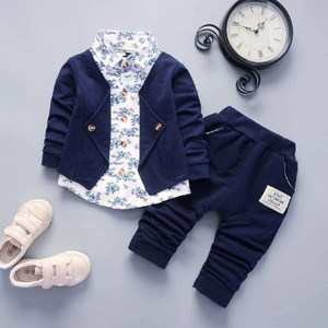 freyu Boys Festive & Party Blazer, Shirt and Trouser Set