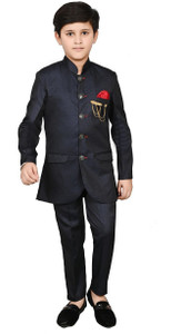Qtsy Boys Festive & Party Blazer and Pant Set