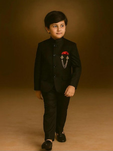 Paryushnam Boys Festive & Party, Wedding Blazer and Pant Set