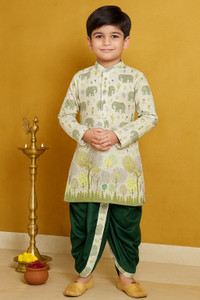 Take Style Boys Festive & Party, Wedding Kurta and Dhoti Pant Set