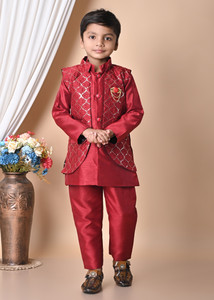 Bright Garments Dresses Boys Festive & Party, Wedding Sherwani and Churidar Set