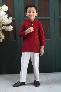 The RN creation Baby Boys Wedding Kurta and Pyjama Set