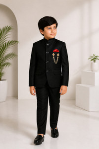 Paryushnam Boys Festive & Party, Formal, Wedding Blazer and Pant Set