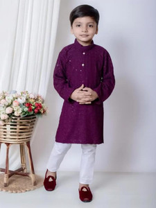 Kidsearth Baby Boys Festive & Party Kurta and Pyjama Set