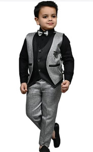 ArhamFashionWear Boys Festive & Party, Wedding Shirt, Waistcoat and Pant Set