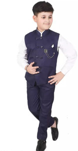 SAcollectoion Boys Party(Festive) Waistcoat Pant, Shirt