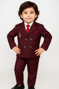 AnishkaFashion Boys Festive & Party, Wedding Blazer and Pant Set