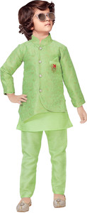 Bright Garments Dresses Boys Festive & Party Sherwani and Churidar Set