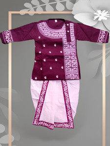 Shyam Creation Baby Boys Festive & Party Dhoti & Kurta Set