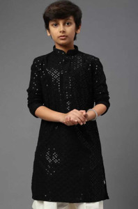 nidhikishan Boys Festive & Party Kurta and Pyjama Set