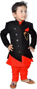 M.G.T Baby Boys Festive & Party Kurta, Waistcoat and Pyjama Set
