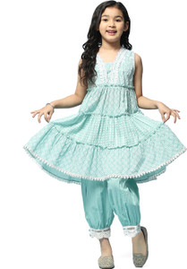 BIBA Girls Casual Salwar and Kurta Set