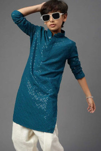 vadli fashion Boys Festive & Party Kurta and Pyjama Set
