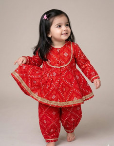 Amazekidz Baby Girls Festive & Party Kurta and Leggings Set