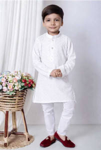 SASTREY Boys Festive & Party Kurta and Pyjama Set