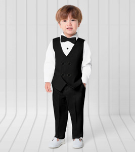 BELIEVED WORTH’S Baby Boys Festive & Party Shirt & Waistcoat Set