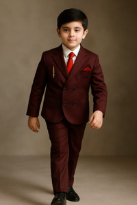 Aashvi garments Boys Festive & Party, Wedding Blazer, Shirt and Trouser Set