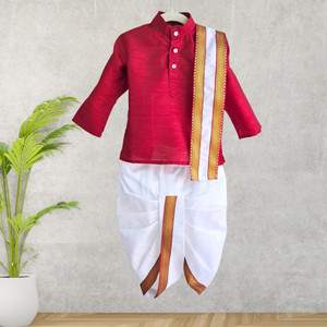 SMARTPOINT PLUS Boys Festive & Party Dhoti & Kurta Set