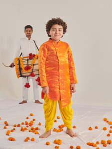 Pspeaches Boys Festive & Party Dhoti & Kurta Set