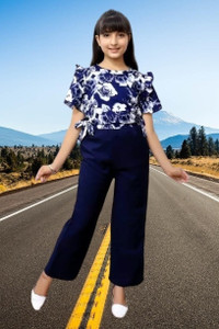 LEERUKA Girls Casual Kurta and Palazzo Set