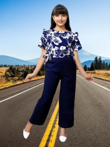 LEERUKA Girls Casual Kurta and Palazzo Set