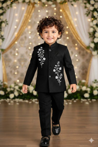 RPGALAXY Baby Boys Festive & Party Blazer and Pant Set