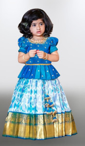 NIMBARKCREATION Girls Lehenga Choli Ethnic Wear Floral Print Lehenga Choli