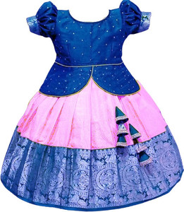 HouseOfCommon Girls Lehenga Choli Ethnic Wear Embroidered Lehenga Choli