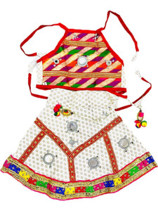 PK MART Baby Girls Lehenga Choli Ethnic Wear Embellished Lehenga Choli