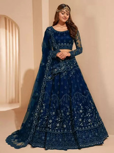 Gheludi Girls Lehenga Choli Ethnic Wear Embroidered Lehenga, Choli and Dupatta Set