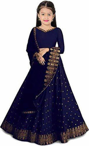 Women Wed Girls Lehenga Choli Party Wear Embroidered Lehenga, Choli and Dupatta Set