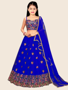 Women Wed Girls Lehenga Choli Ethnic Wear Printed Lehenga, Choli and Dupatta Set