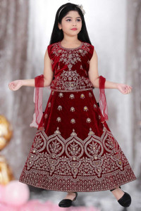 ETERNALLEXIS Indi Girls Lehenga Choli Party Wear Embroidered Lehenga Choli