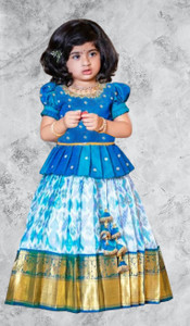 NIMBARKCREATION Girls Lehenga Choli Ethnic Wear Floral Print Lehenga Choli