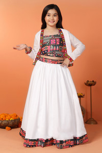 Fashion Dream Girls Lehenga Choli Ethnic Wear Printed Lehenga Choli