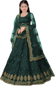Tanishka creation Girls Lehenga Choli Ethnic Wear Printed Lehenga Choli